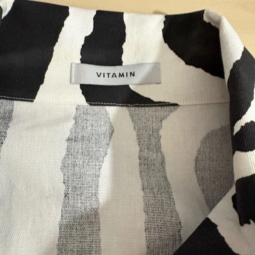 Vitamin Zebra Print Cotton Jacket